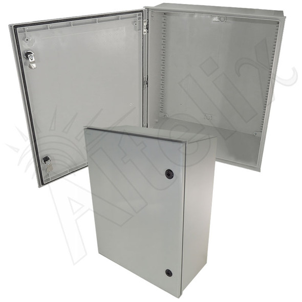 Altelix 24x20x9 NEMA 4X Fiberglass Weatherproof Enclosure