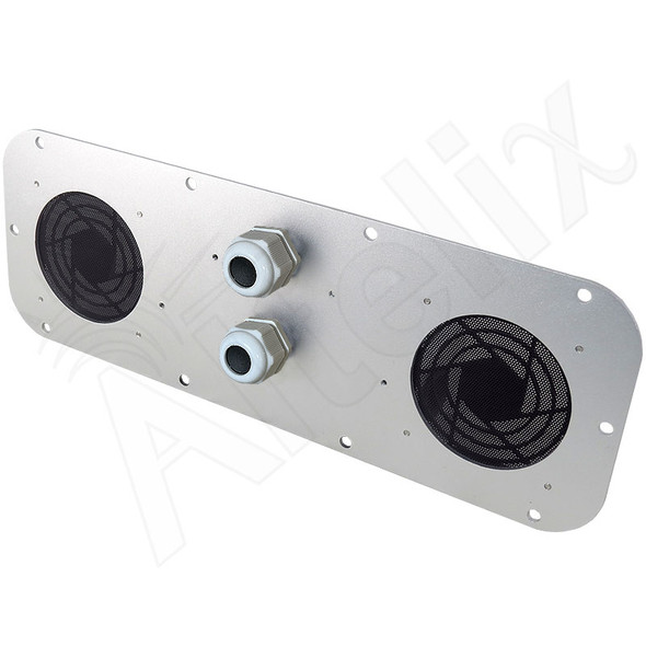 Vented Aluminum Access Panel for 20 Inch and Wider Enclosures