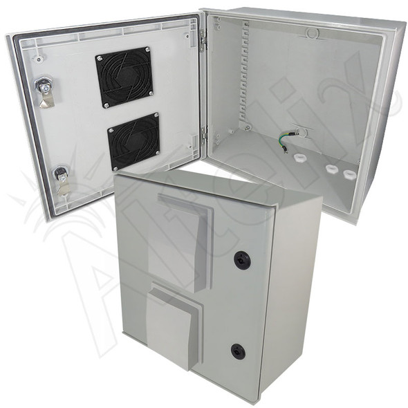 Altelix 16x16x8 Vented Fiberglass Weatherproof NEMA Enclosure with
