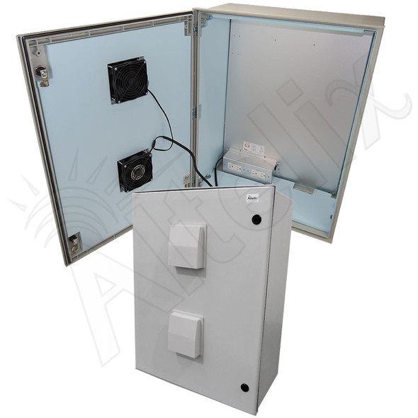 Altelix 32x24x12 Vented Fiberglass Heated Weatherproof NEMA