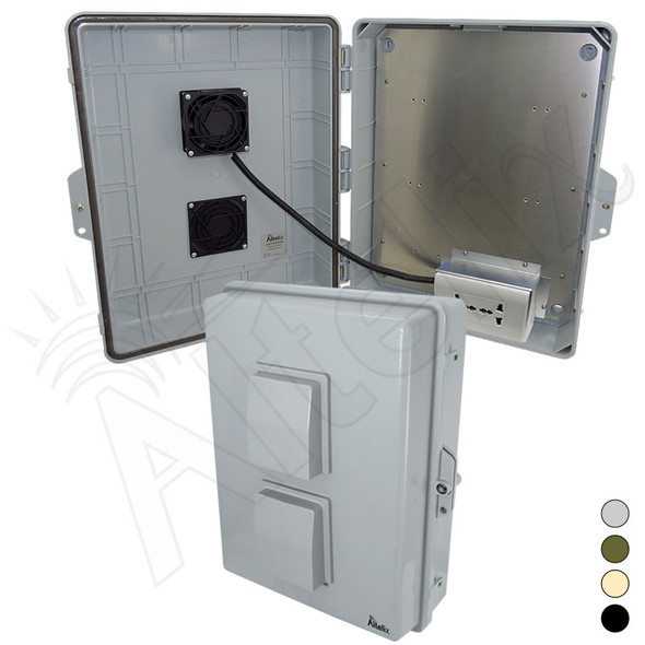 Altelix 17x14x6 NEMA Polycarbonate Enclosure with 100-240 VAC