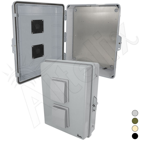 Altelix 17x14x6 PC + ABS Weatherproof Vented NEMA Enclosure
