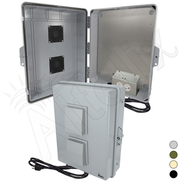 ＥＬＰCDボックスセット Altelix 17x14x6 NEMA Polycarbonate Vented Enclosure with Aluminum
