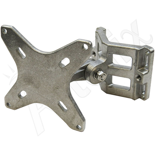 Altelix Heavy Duty Die-Cast Aluminum Indoor Outdoor Mounting Bracket for Enclosures, Antennas, Monitors and TV 100mm VESA or 63.5mm