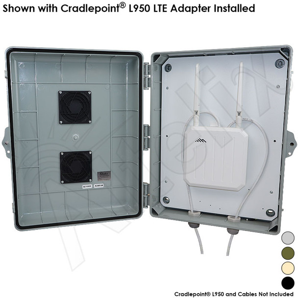 Altelix Weatherproof Vented Enclosure for Cradlepoint® L950 LTE Adapter
