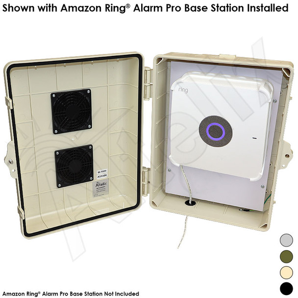 Altelix Weatherproof Vented Enclosure  for Amazon Ring® Alarm Pro Base Station