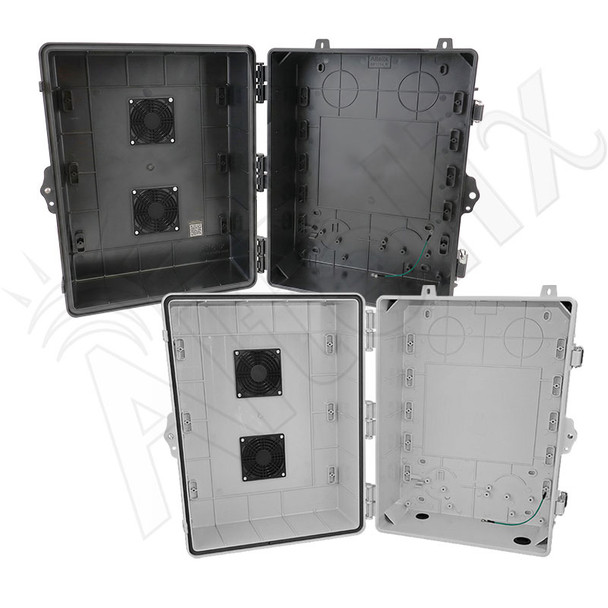 Altelix 17x14x9 Polycarbonate + ABS Vented RF Transparent Outdoor WiFi Enclosure