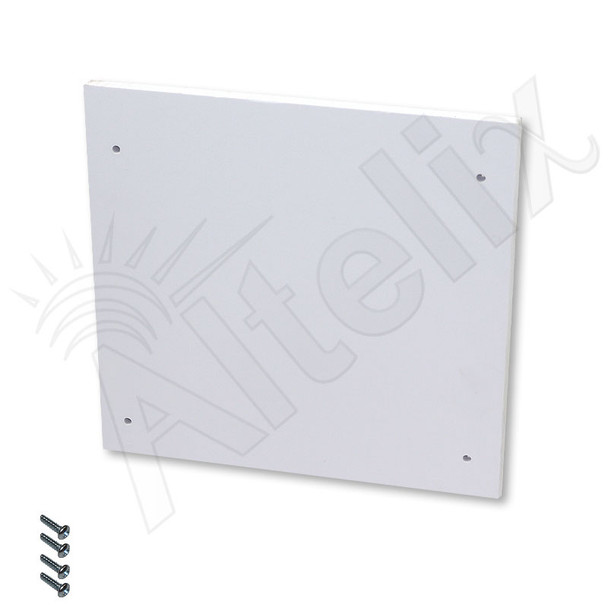 Blank No-Drill PVC Equipment Mounting Plate with Screws for NP120907 and NP120909 Powered Series Enclosures