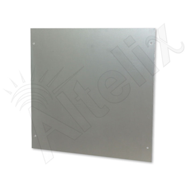 Blank Aluminum Partial Size Equipment Mounting Plate for NP171407 and NP171409 Series Enclosures