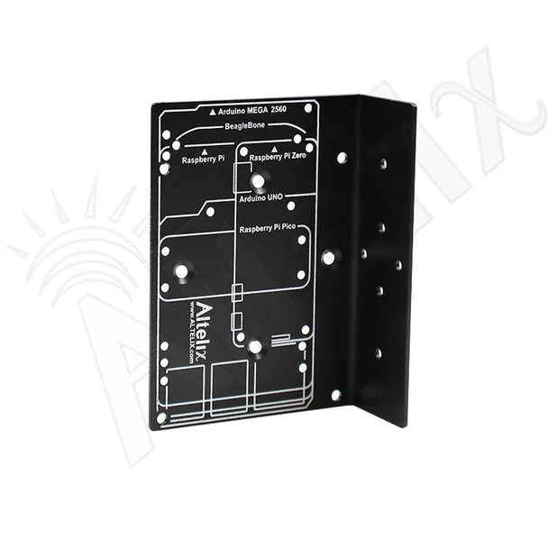 Raspberry Pi DIN rail mount bracket with hardware kit