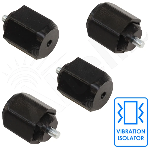 Vibration and Shock Isolator Mounts for Altelix NF Series Equipment Mounting Plates