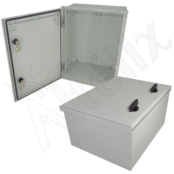 Altelix 16x12x8 NEMA 4X Fiberglass Weatherproof Enclosure