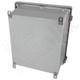Altelix 14x12x8 Fiberglass Weatherproof WiFi NEMA 4X Enclosure with Non-Metallic Mounting Plate, 120 VAC Outlets & Power Cord