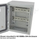 35mm Top Hat DIN Rail Kit for NS100806-DIN Enclosure