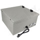 Altelix 16x16x8 Fiberglass FRP NEMA 4X / IP66 Heated Weatherproof Equipment Enclosure with Equipment Mounting Plate and 120VAC Outlets and Power Cord
