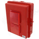 Altelix 14x11x5 Vented Red DIN Rail Polycarbonate + ABS Weatherproof NEMA Enclosure
