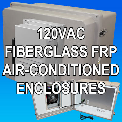Air-Conditioned 120VAC Fiberglass FRP Enclosures