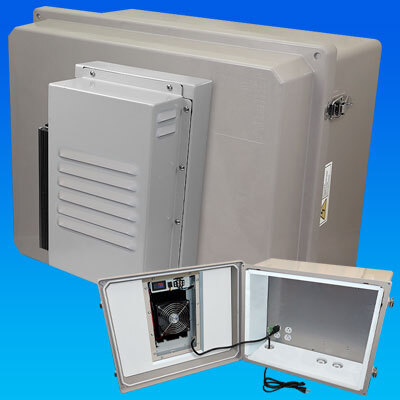 Air-Conditioned 120VAC Fiberglass FRP Enclosures