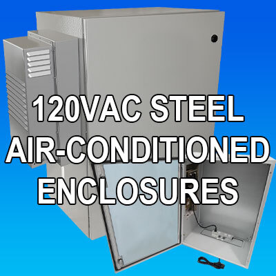 Air-Conditioned 120VAC Steel Enclosures