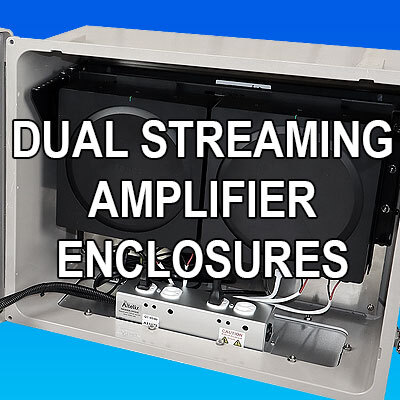 Dual Streaming Amplifier Enclosures