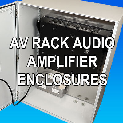 AV Rack Audio Amplifier Enclosures