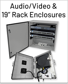 Weatherproof Audio/Video and Equipment Rack NEMA Enclosures