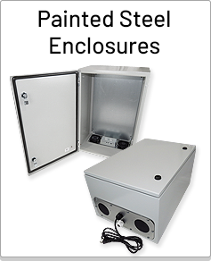 Steel Weatherproof Industrial NEMA Enclosures