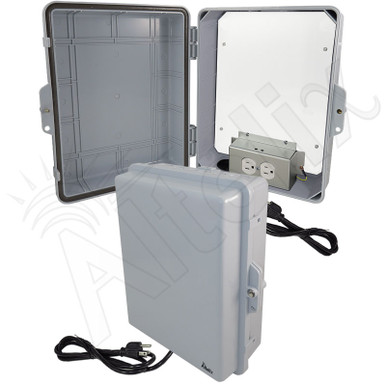 Altelix 14x11x5 Polycarbonate Outdoor Enclosure with No-Drill