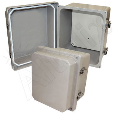 Altelix 10x8x8 Fiberglass Weatherproof NEMA 4X Enclosure with