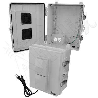 アリス ／I-X BOX 11DISCS Altelix 14x11x7 Polycarbonate Vented Enclosure with 120 VAC