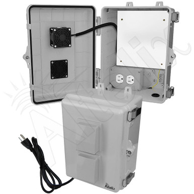 Altelix 12x9x7 Polycarbonate Vented Enclosure with No-Drill