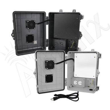 Asami Matsuo 　箱32A Altelix 12x9x7 Polycarbonate Vented Enclosure with No-Drill