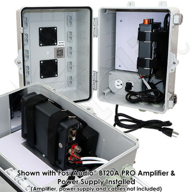 Altelix Vented Weatherproof Fosi Audio® Amplifier Enclosure with