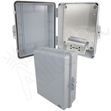 Altelix 14x11x5 NEMA Polycarbonate Enclosure with 100-240 VAC