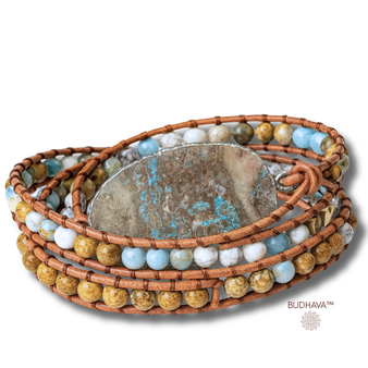 budhava chrysocolla bracelet