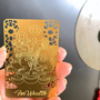 feng shui gold wallet amulet card for wealth