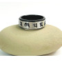 Six Words rotating mantra ring