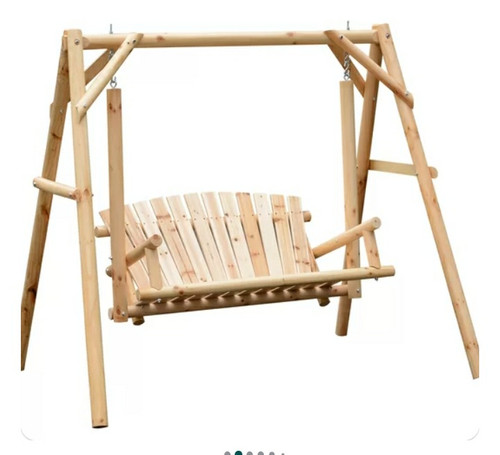 custom made wooden swing set