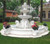 Large 80 tall horse fountain with ring spray nozzles