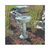 smart solar garden birdbath fountain gray stone Finnish  ama no wiring