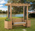 custom made wooden swing set