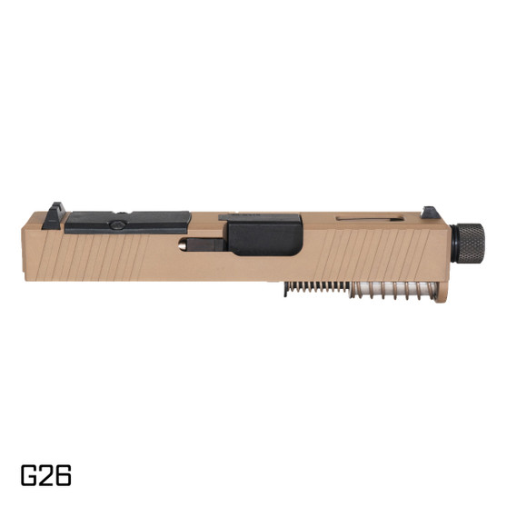 Glock 26 “Nova” Threaded Barrel + RMS Complete Slide Kit – 3KEYZ Tactical
