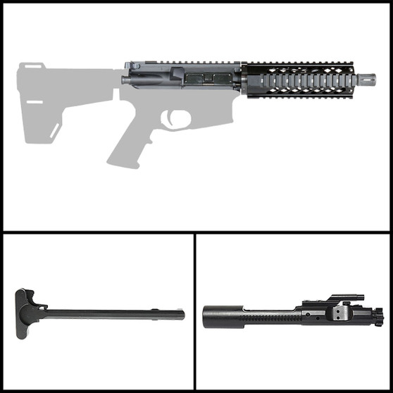 3KEYZ Tactical | “Tumbleweed” 7.5″ AR-15 5.56 NATO Nitride Complete Pistol Upper