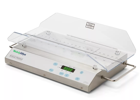 Scale-Tronix 5002 Mobile Stand-On Scale w/Battery Power & Line Cord ...