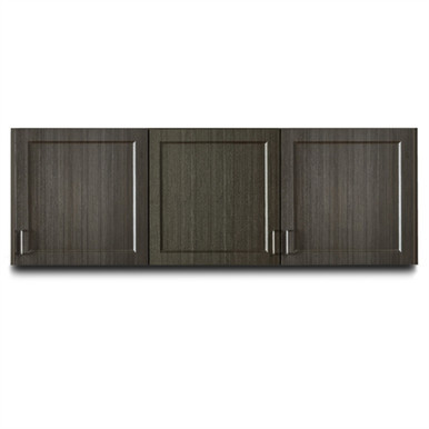 Clinton 8372 Fashion Finish 72" Wall Cabinet w/ 3 Doors