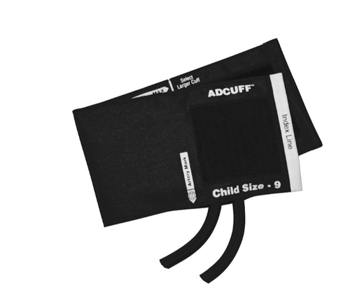 ADCUFF & Bladder, 2 Tube, Child, Black
