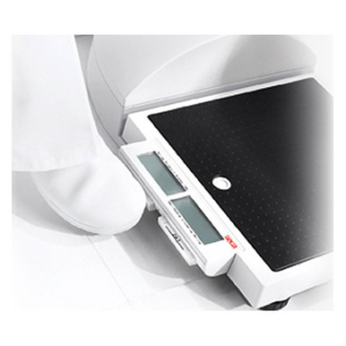 Seca 874 Flat Scale for Mobile Use with Push Buttons and Double Display