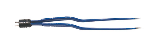 Bovie Bayonet Bipolar Forcep, Reusable, Insulated, Smooth, Straight, 1.0 mm tip, 7.25 in
