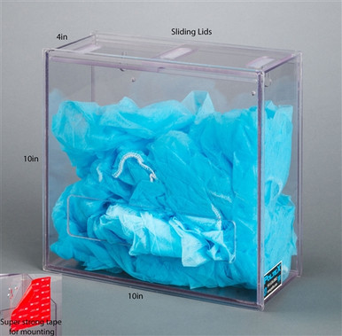 Poltex Bulk Personal Protective Equipment Dispenser-10" x 10" x 4" VHB (Very High Bond) Tape