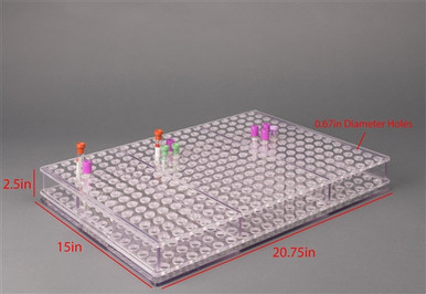 Poltex Blood Tube Carrier Rack-300 Position